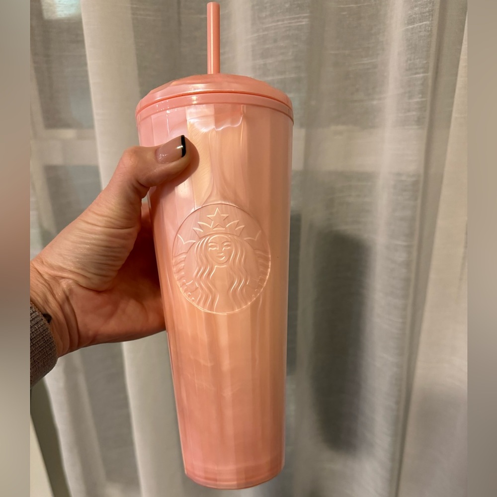 Starbucks Tumbler - Pink Pearl design - NWT